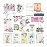Prima Marketing Inc Serene Petals Ephemera Garden Tags (671242)