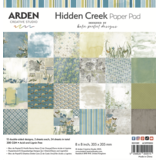 Arden Creative Studio Hidden Creek 8x8 Inch Paper Pad (ACSPP0002)