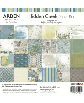 Arden Creative Studio Hidden Creek 8x8 Inch Paper Pad (ACSPP0002) Arden Creative Studio Hidden Creek 8x8 Inch Paper Pad (ACSPP0002)