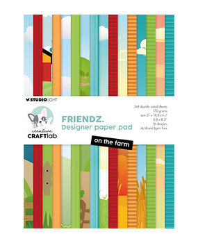 Creative Craftlab Friendz On the Farm A5 Paper Pad (CCL-FR-DPP308) Creative Craftlab Friendz On the Farm A5 Paper Pad (CCL-FR-DPP308)