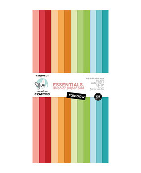 Creative Craftlab Essentials Rainbow Slimline Unicolor Paper Pad (CCL-ES-UPP307) Creative Craftlab Essentials Rainbow Slimline Unicolor Paper Pad (CCL-ES-UPP307)