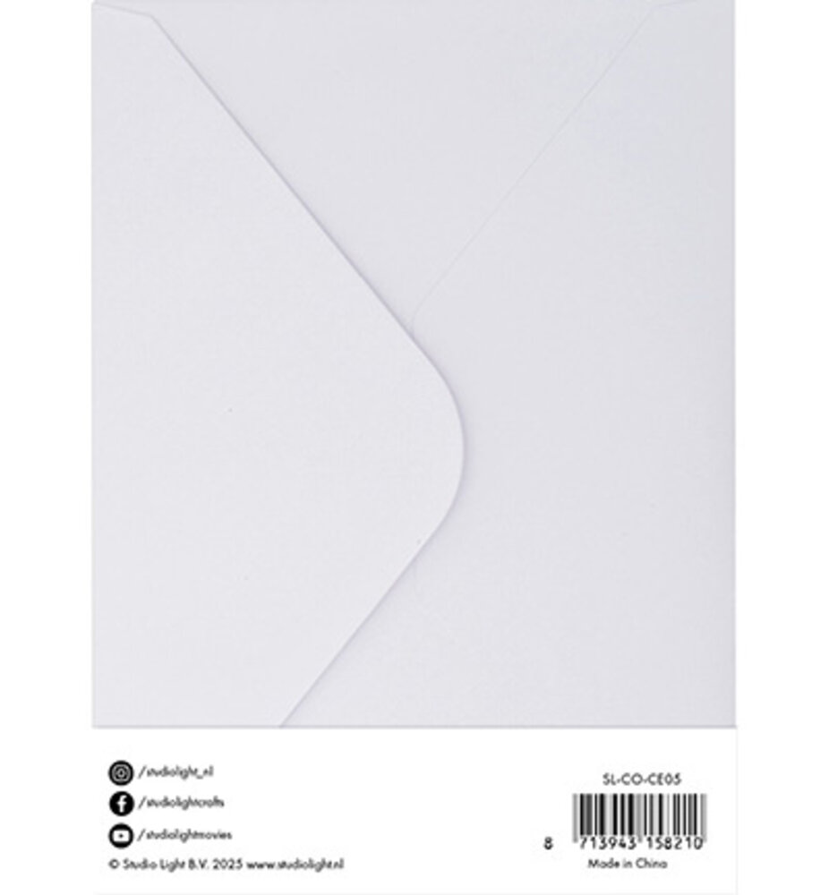 Studio Light Consumables 5x7 Inch Cards & Envelopes White (SL-CO-CE05) Studio Light Consumables 5x7 Inch Cards & Envelopes White (SL-CO-CE05)