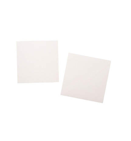 Studio Light Consumables 6x6 Inch Cards & Envelopes Creme (SL-CO-CE10)