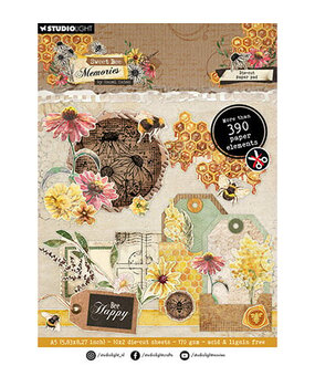 Studio Light Sweet Bee Memories A5 Die-Cut Paper Pad (HE-SB-DCPP285)