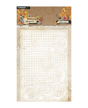 Studio Light Sweet Bee Memories Embossing Folder 3D Coffee Grid (HE-SB-EMB30) Studio Light Sweet Bee Memories Embossing Folder 3D Coffee Grid (HE-SB-EMB30)