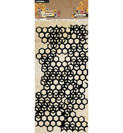 Studio Light Sweet Bee Memories Masking Stencil Honeycomb (HE-SB-MASK329) Studio Light Sweet Bee Memories Masking Stencil Honeycomb (HE-SB-MASK329)