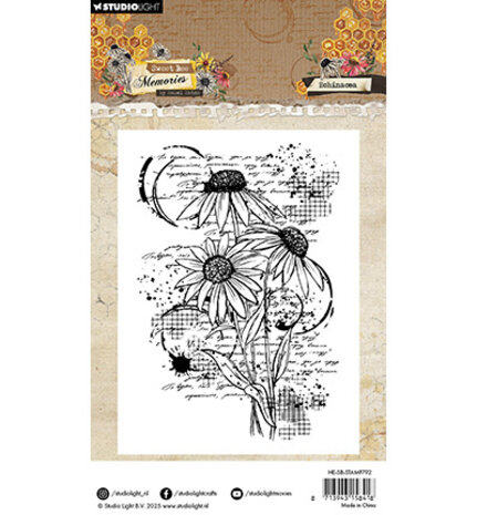 Studio Light Sweet Bee Memories Clear Stamp Echinacea (HE-SB-STAMP792)