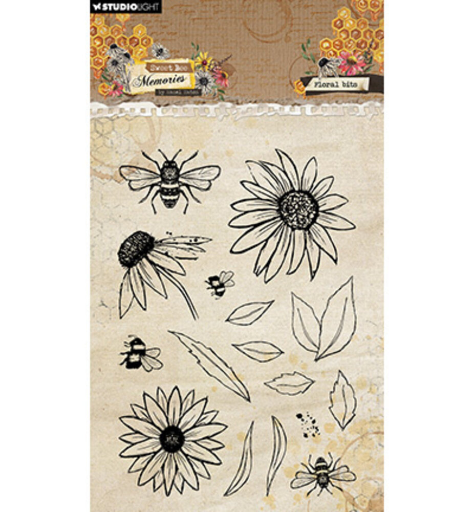 Studio Light Sweet Bee Memories Clear Stamp Floral Bits (HE-SB-STAMP794) Studio Light Sweet Bee Memories Clear Stamp Floral Bits (HE-SB-STAMP794)