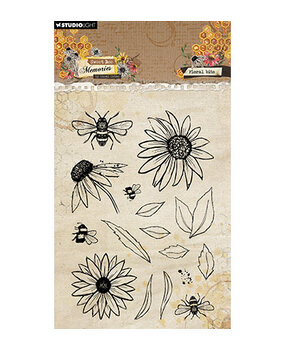Studio Light Sweet Bee Memories Clear Stamp Floral Bits (HE-SB-STAMP794) Studio Light Sweet Bee Memories Clear Stamp Floral Bits (HE-SB-STAMP794)