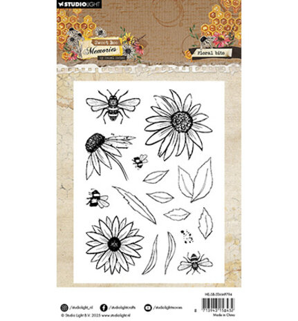 Studio Light Sweet Bee Memories Clear Stamp Floral Bits (HE-SB-STAMP794) Studio Light Sweet Bee Memories Clear Stamp Floral Bits (HE-SB-STAMP794)