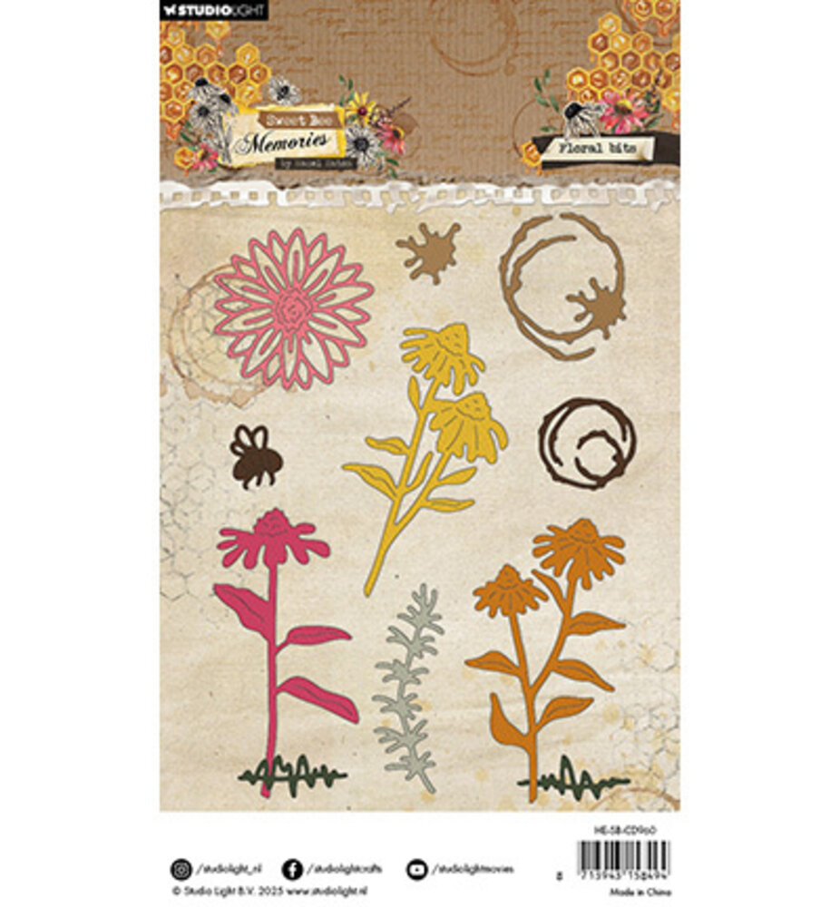 Studio Light Sweet Bee Memories Snijmal Floral Bits (HE-SB-CD960)