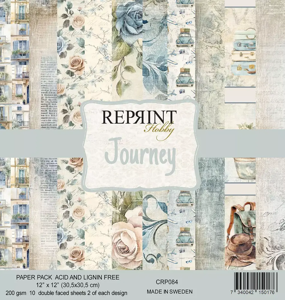 Reprint Journey 12x12 Inch Paper Pack (CRP084) Reprint Journey 12x12 Inch Paper Pack (CRP084)