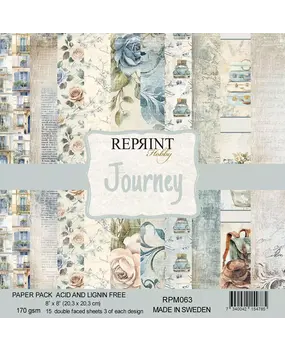 Reprint Journey 8x8 Inch Paper Pack (RPM063) Reprint Journey 8x8 Inch Paper Pack (RPM063)