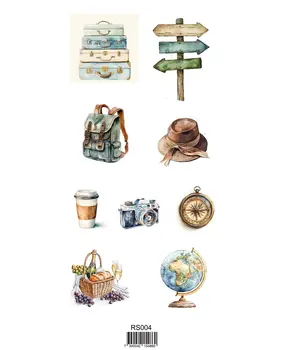 Reprint Journey 10x20cm Stickers (RS004) Reprint Journey 10x20cm Stickers (RS004)