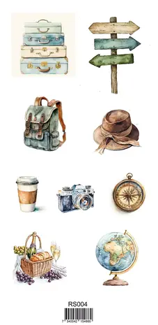 Reprint Journey 10x20cm Stickers (RS004) Reprint Journey 10x20cm Stickers (RS004)