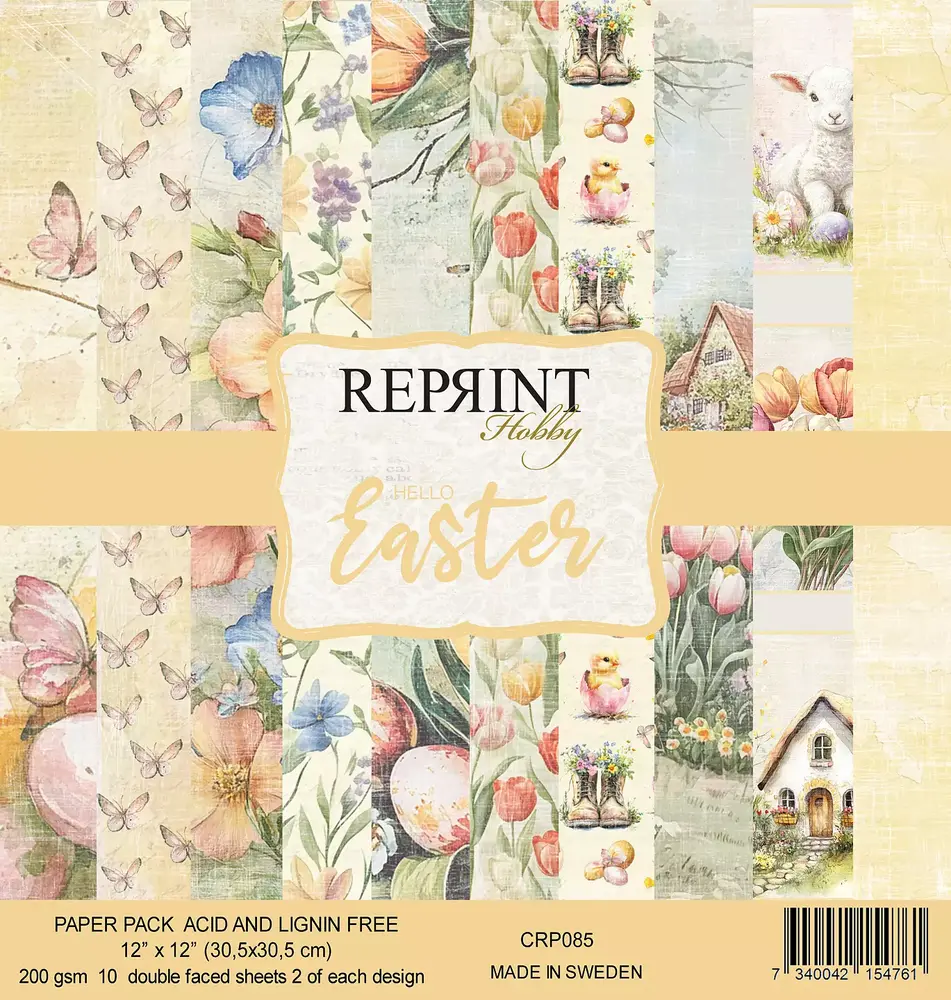 Reprint Hello Easter 12x12 Inch Paper Pack (CRP085)