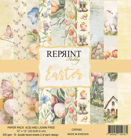 Reprint Hello Easter 12x12 Inch Paper Pack (CRP085)