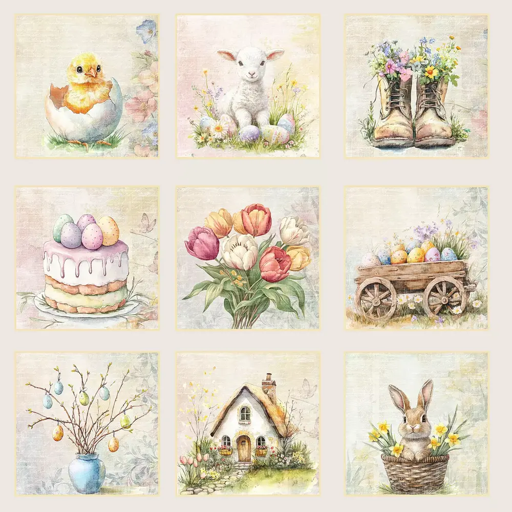 Reprint Hello Easter 12x12 Inch Paper Pack (CRP085)