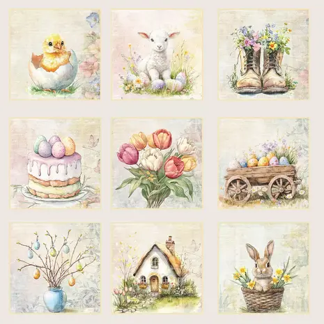 Reprint Hello Easter 12x12 Inch Paper Pack (CRP085)