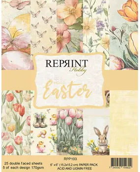 Reprint Hello Easter 6x6 Inch Paper Pack (RPP103) Reprint Hello Easter 6x6 Inch Paper Pack (RPP103)