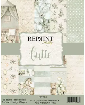 Reprint Cutie 6x6 Inch Paper Pack (RPP104) Reprint Cutie 6x6 Inch Paper Pack (RPP104)