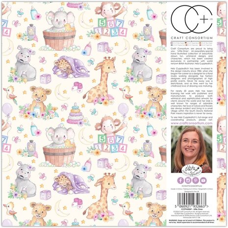 Craft Consortium Little Ones 12x12 Inch Paper Pad (CCPPAD047) Craft Consortium Little Ones 12x12 Inch Paper Pad (CCPPAD047)