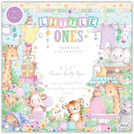 Craft Consortium Little Ones 6x6 Inch Paper Pad (CCPPAD047B) Craft Consortium Little Ones 6x6 Inch Paper Pad (CCPPAD047B)