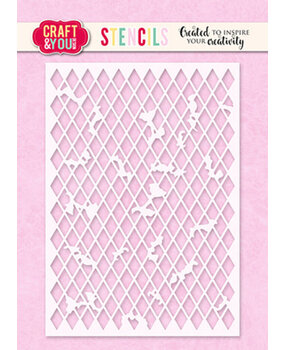 Craft & You Masking Stencil Rhombus (CYD-SC007)