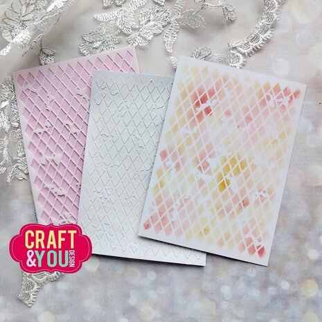 Craft & You Masking Stencil Rhombus (CYD-SC007)