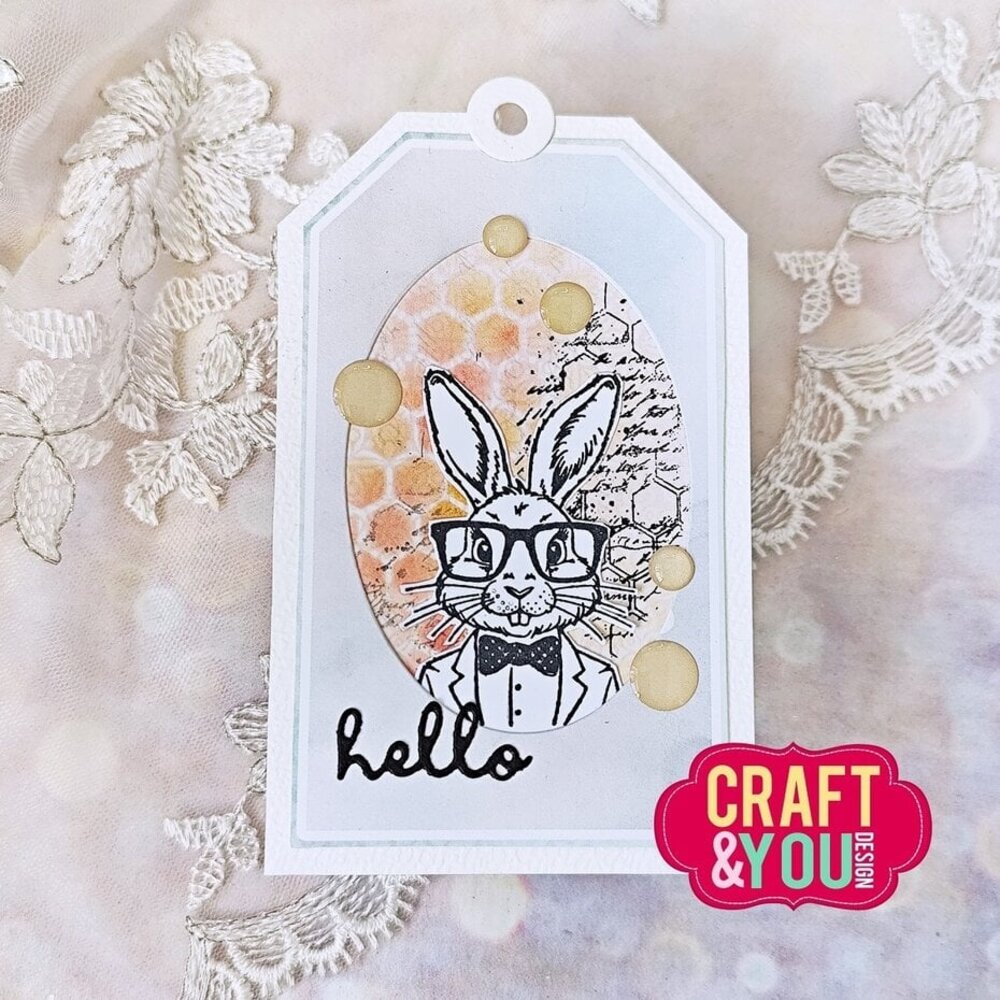 Craft & You Clear Stamp Funny Bunnies (CS048)
