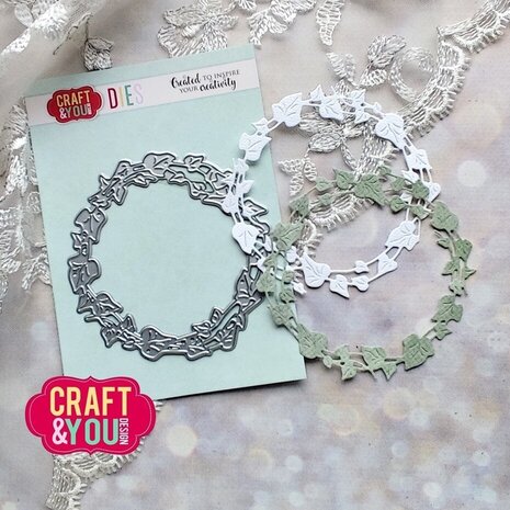 Craft & You Dies Ivy Wreath (CW338) Craft & You Dies Ivy Wreath (CW338)