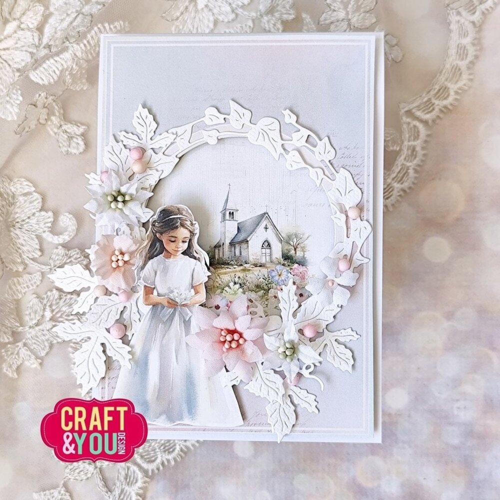 Craft & You Dies Ivy Wreath (CW338) Craft & You Dies Ivy Wreath (CW338)