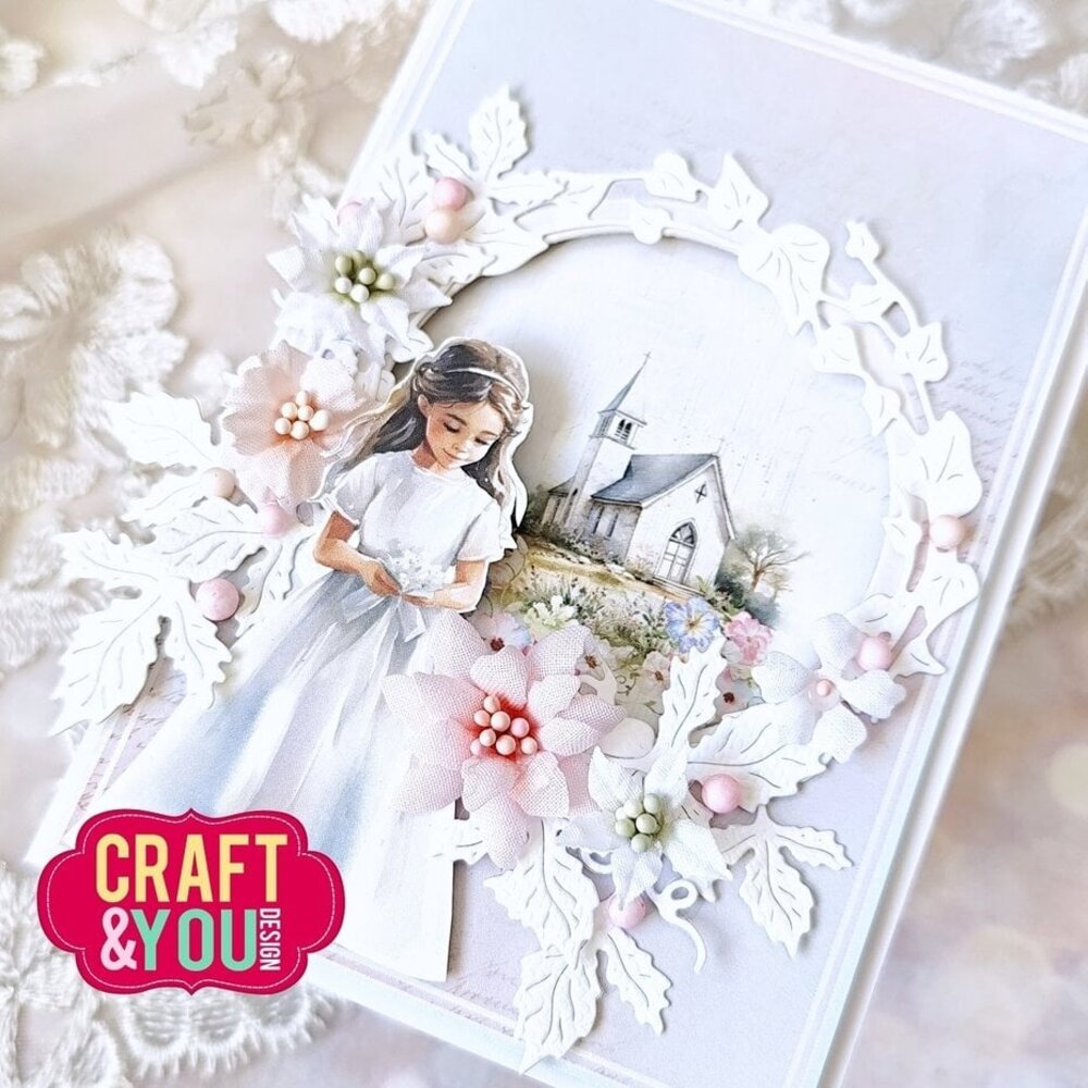 Craft & You Dies Ivy Wreath (CW338) Craft & You Dies Ivy Wreath (CW338)