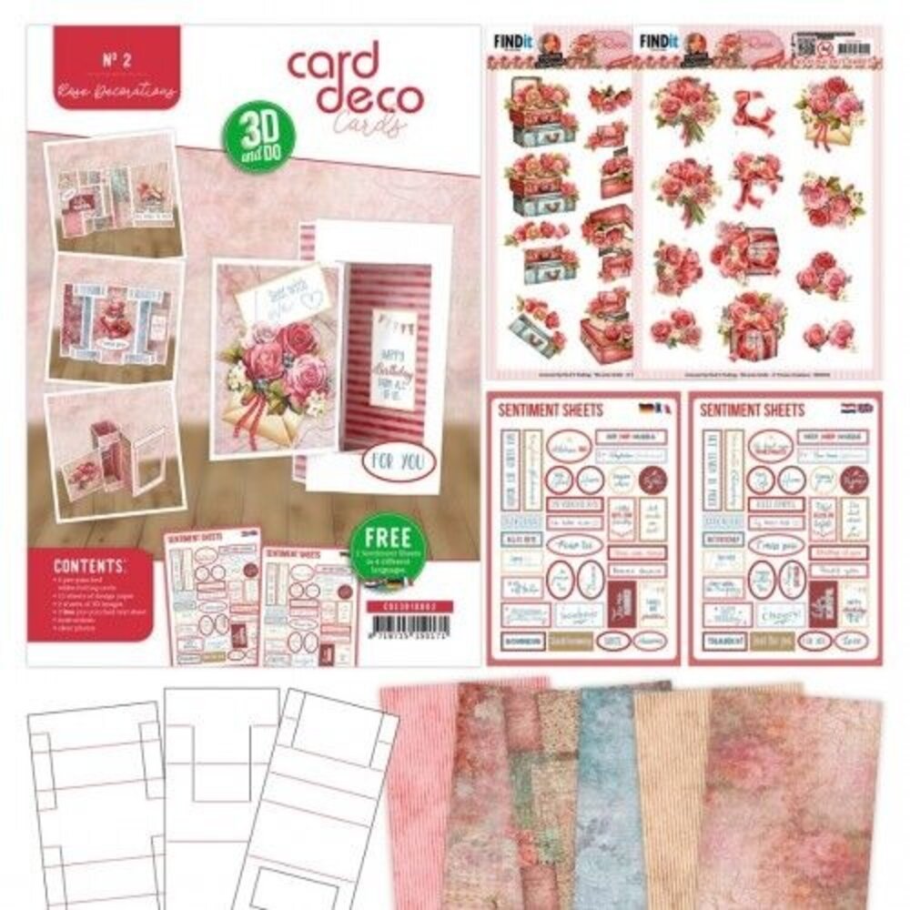 Find It Trading 3D and Do Card Deco Cards Rose Decorations (CDE3D10002) Find It Trading 3D and Do Card Deco Cards Rose Decorations (CDE3D10002)