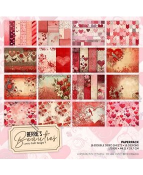 Berrie's Beauties Love A4 Paper Pack (BB-PPA4-10007)