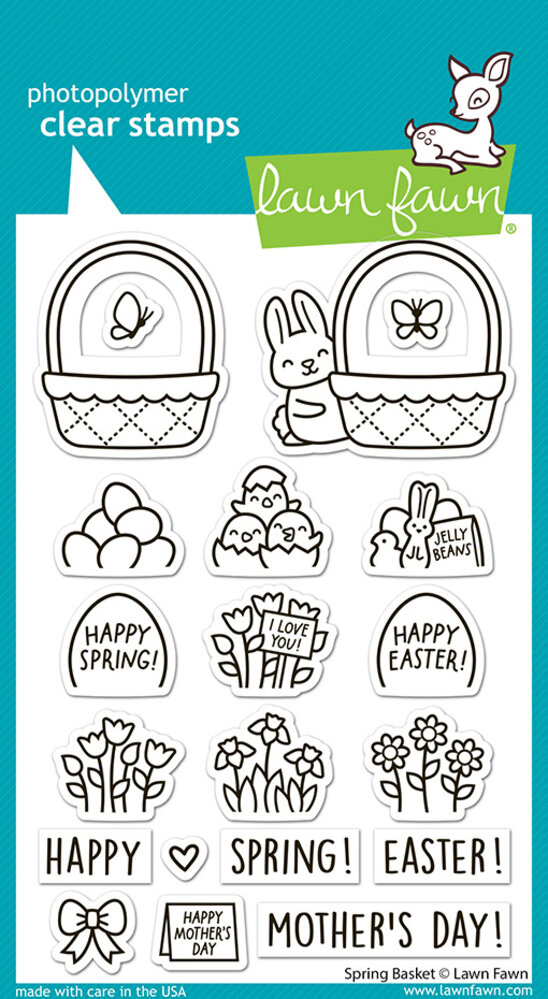 Lawn Fawn Spring Basket Clear Stamps (LF3658) Lawn Fawn Spring Basket Clear Stamps (LF3658)