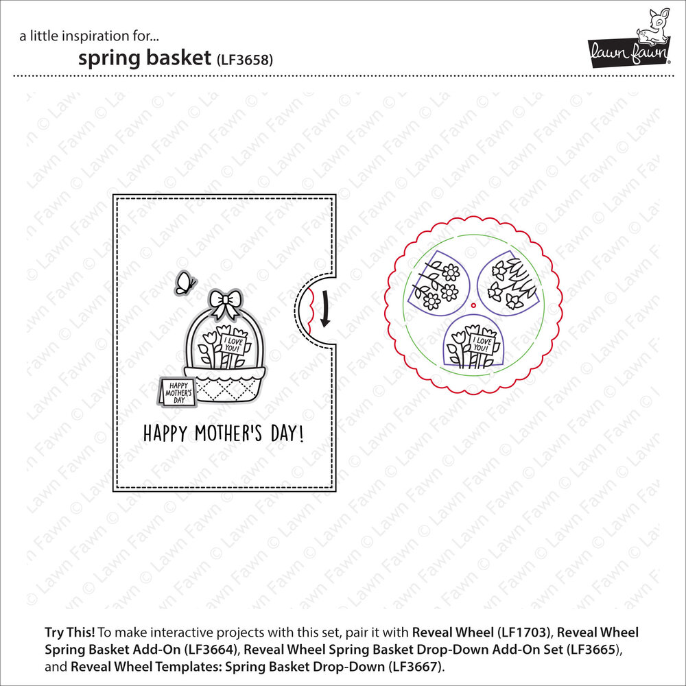Lawn Fawn Spring Basket Clear Stamps (LF3658) Lawn Fawn Spring Basket Clear Stamps (LF3658)