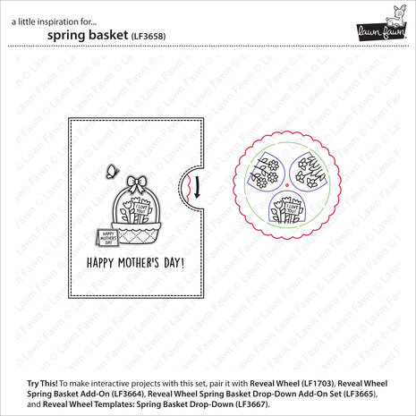 Lawn Fawn Spring Basket Clear Stamps (LF3658) Lawn Fawn Spring Basket Clear Stamps (LF3658)