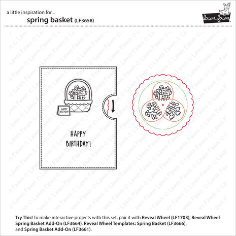 Lawn Fawn Spring Basket Clear Stamps (LF3658) Lawn Fawn Spring Basket Clear Stamps (LF3658)