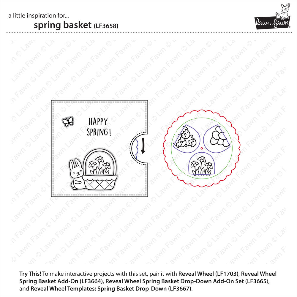 Lawn Fawn Spring Basket Clear Stamps (LF3658) Lawn Fawn Spring Basket Clear Stamps (LF3658)