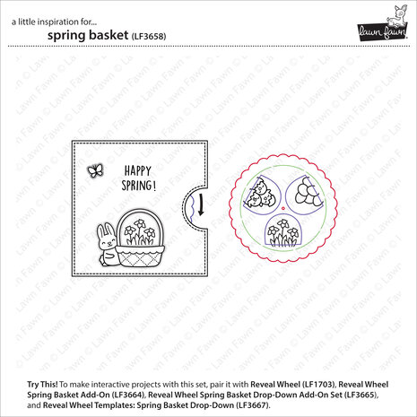 Lawn Fawn Spring Basket Clear Stamps (LF3658) Lawn Fawn Spring Basket Clear Stamps (LF3658)