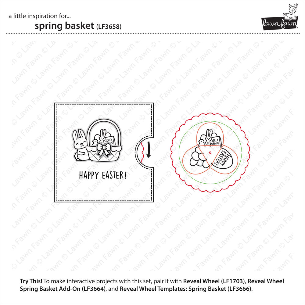 Lawn Fawn Spring Basket Clear Stamps (LF3658) Lawn Fawn Spring Basket Clear Stamps (LF3658)