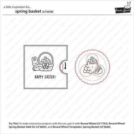 Lawn Fawn Spring Basket Clear Stamps (LF3658) Lawn Fawn Spring Basket Clear Stamps (LF3658)