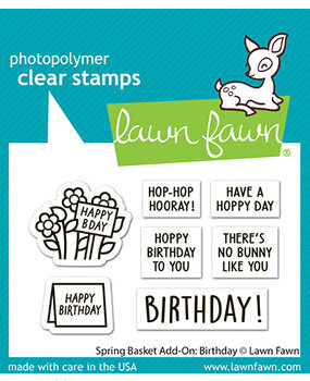Lawn Fawn Spring Basket Add-On: Birthday Clear Stamps (LF3661) Lawn Fawn Spring Basket Add-On: Birthday Clear Stamps (LF3661)
