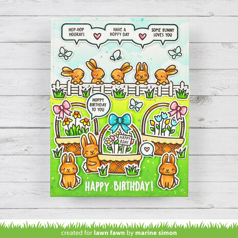 Lawn Fawn Spring Basket Add-On: Birthday Clear Stamps (LF3661) Lawn Fawn Spring Basket Add-On: Birthday Clear Stamps (LF3661)