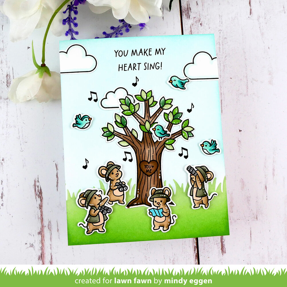 Lawn Fawn Heart Tree Clear Stamps (LF3671) Lawn Fawn Heart Tree Clear Stamps (LF3671)