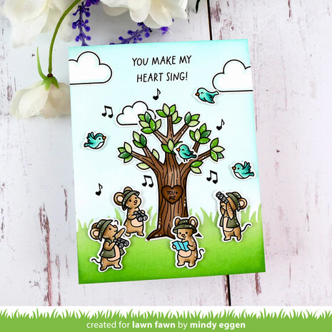 Lawn Fawn Heart Tree Clear Stamps (LF3671) Lawn Fawn Heart Tree Clear Stamps (LF3671)