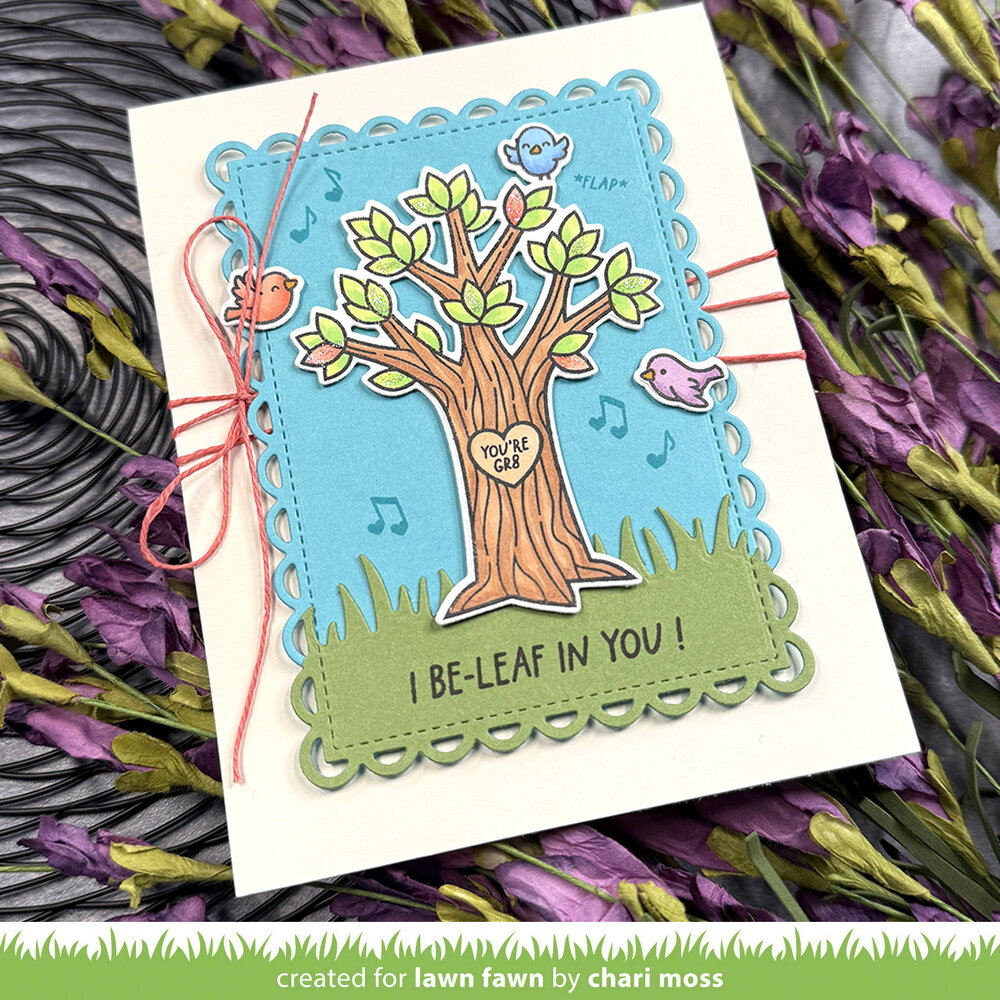 Lawn Fawn Heart Tree Clear Stamps (LF3671) Lawn Fawn Heart Tree Clear Stamps (LF3671)