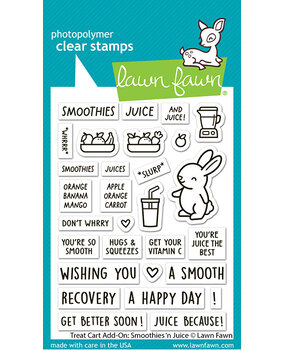 Lawn Fawn Treat Cart Add-On: Smoothies 'N Juice Clear Stamps (LF3674) Lawn Fawn Treat Cart Add-On: Smoothies 'N Juice Clear Stamps (LF3674)