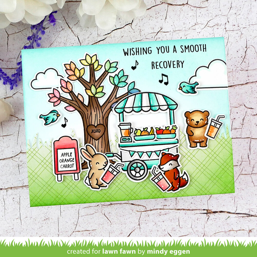 Lawn Fawn Treat Cart Add-On: Smoothies 'N Juice Clear Stamps (LF3674) Lawn Fawn Treat Cart Add-On: Smoothies 'N Juice Clear Stamps (LF3674)
